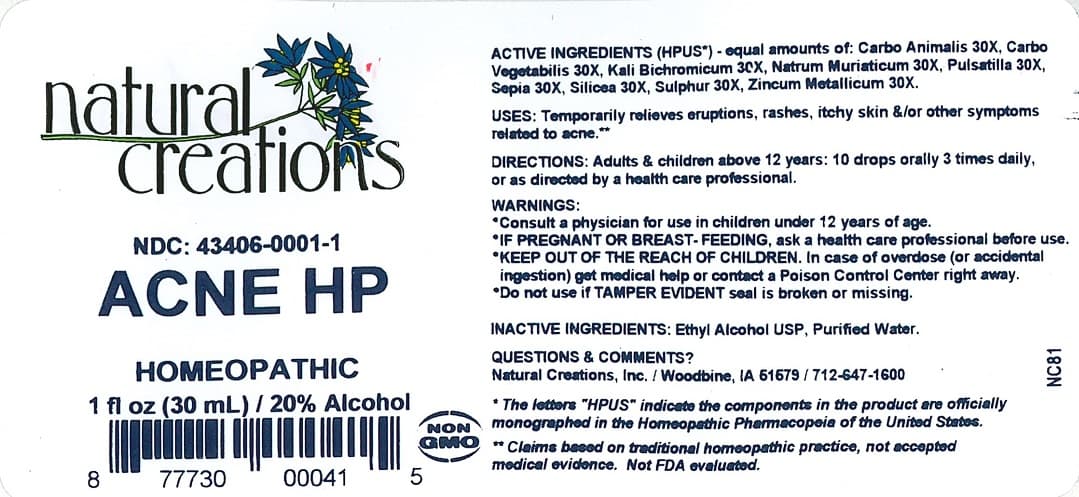 Acne Hp package label