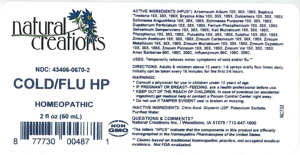 Cold/flu Hp package label