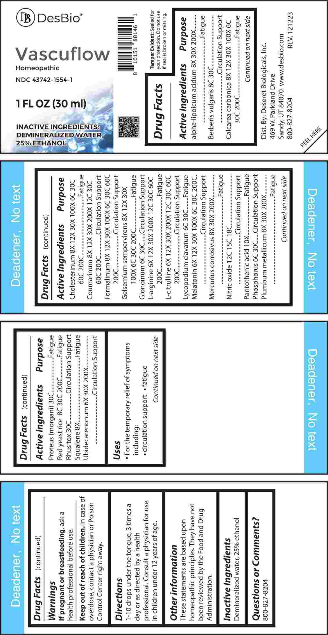 Vascuflow package label