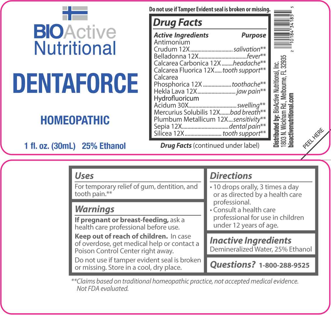 Dentaforce package label