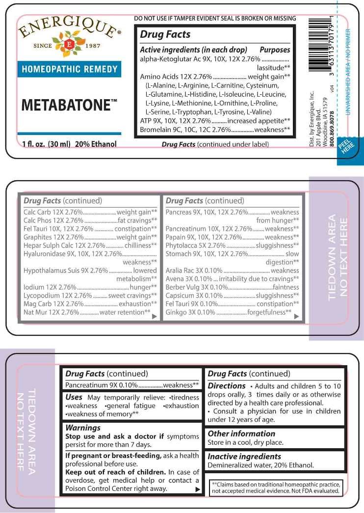 Metabatone package label