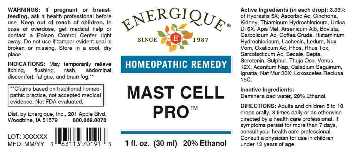 Mast Cell Pro package label