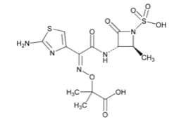 Azactam package label