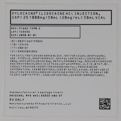 Xylocaine package label