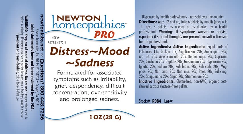 Distress-Mood-Sadness package label