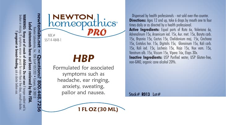 Hbp package label