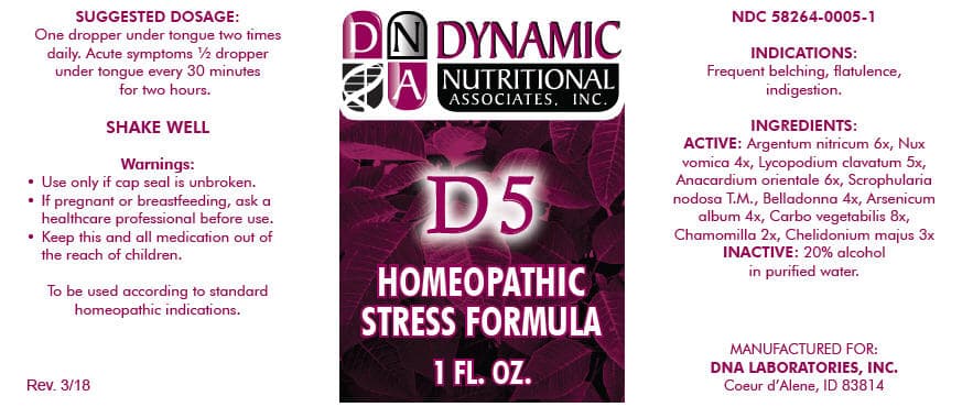 D-5 package label