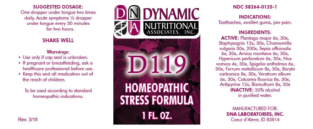 D-119 package label