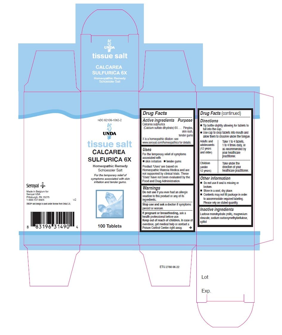 Calcarea Sulfurica 6x package label