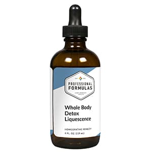 Whole Body Detox Liquescence package label