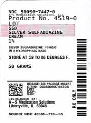 Ssd Cream package label