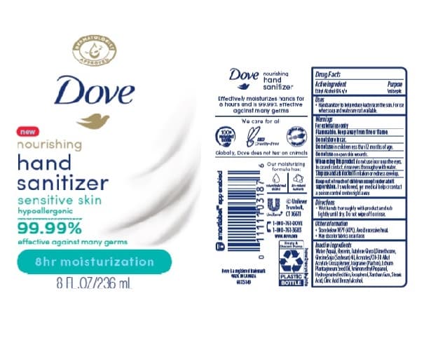 Dove package label
