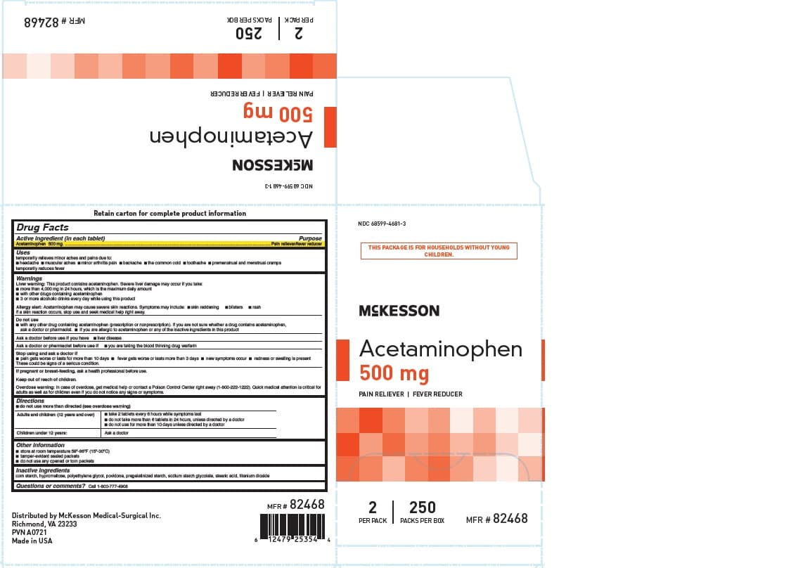 Acetaminophen package label