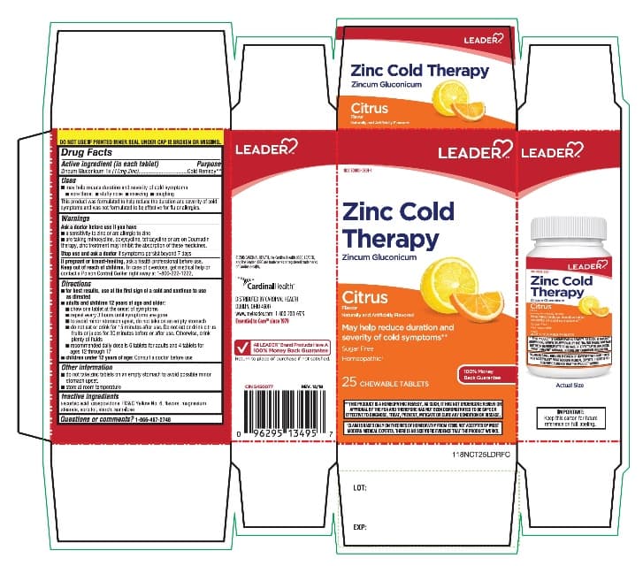 Zinc Gluconate package label