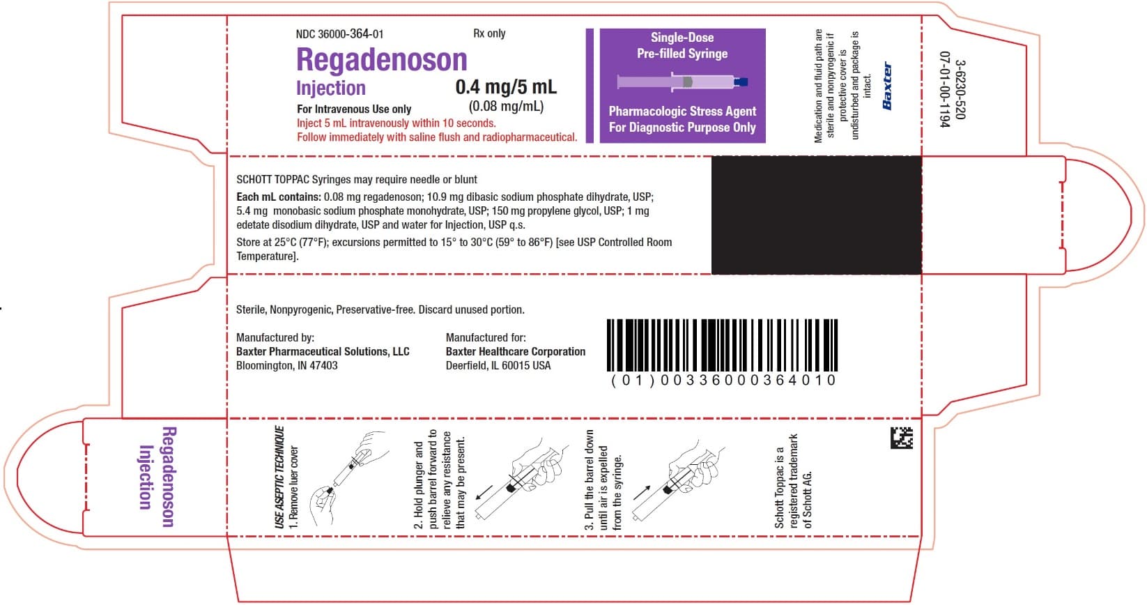 Regadenoson package label