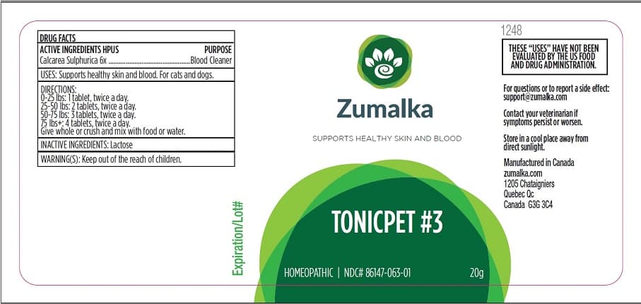Calcarea Sulphurica package label