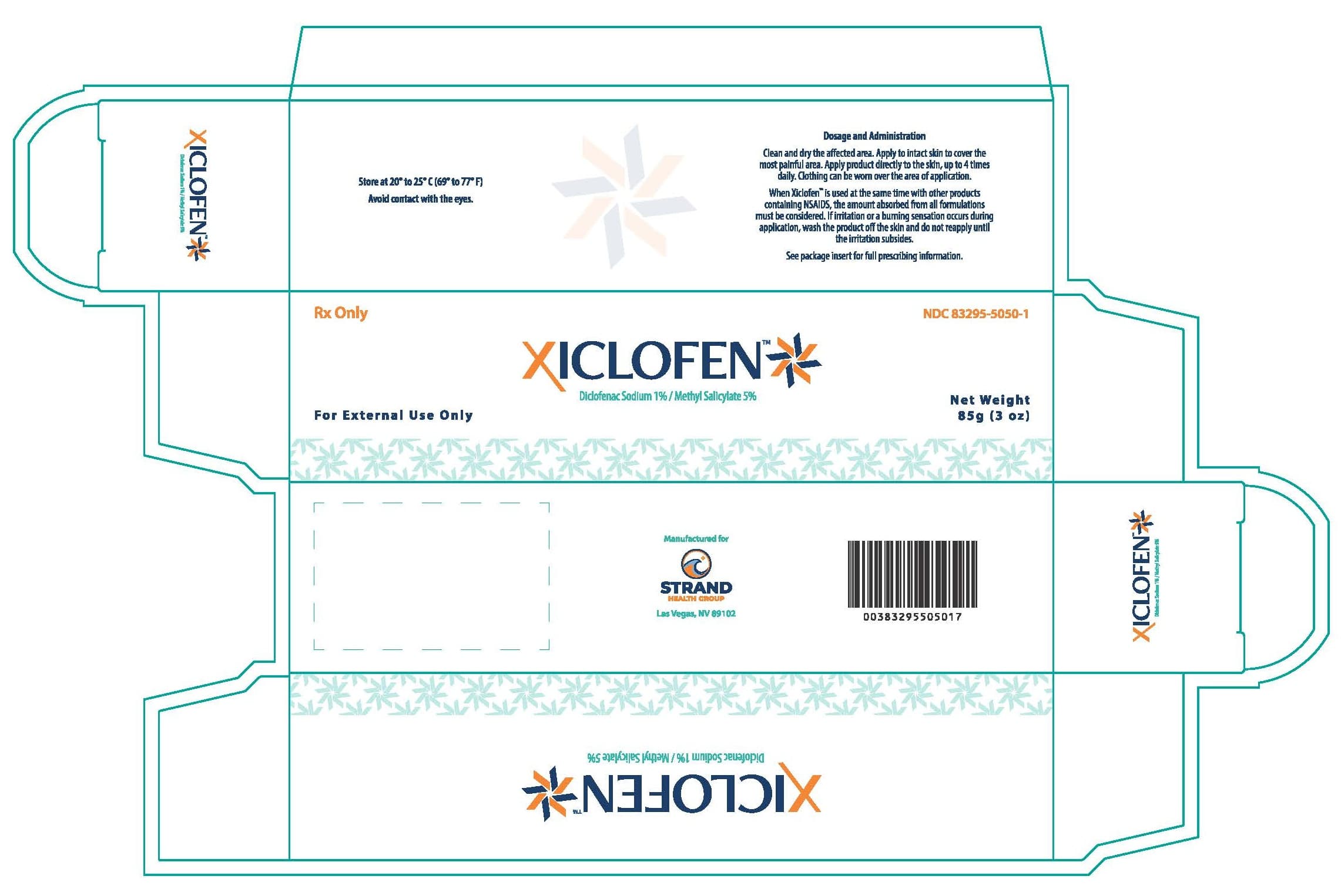 Xiclofen package label