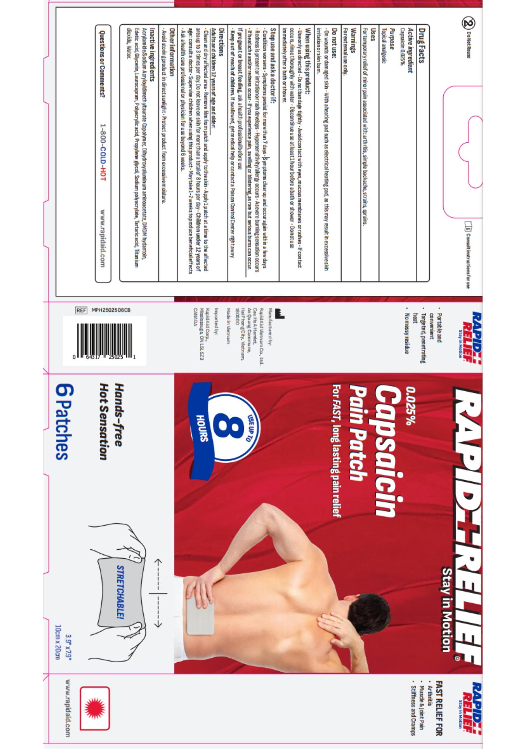 Rapid Relief — Reference image, actual packaging may vary