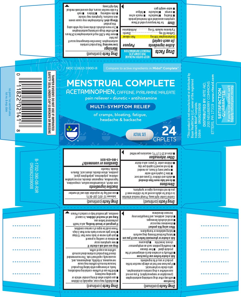 Acetaminophen 500mg Caffeine 60mg Pyrilamine Maleate 15mg — Reference image, actual packaging may vary