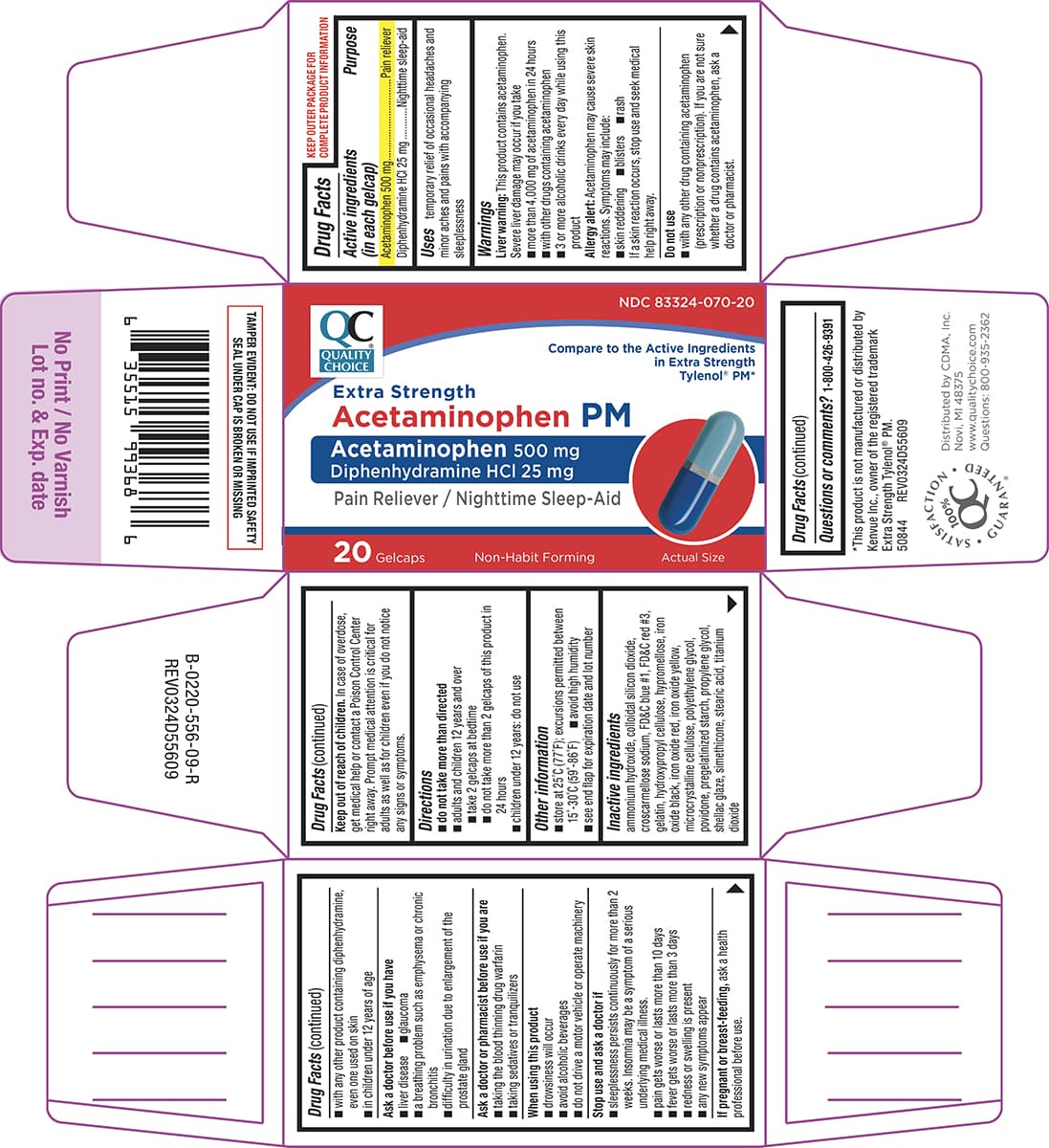 Pain Relief Pm — Reference image, actual packaging may vary