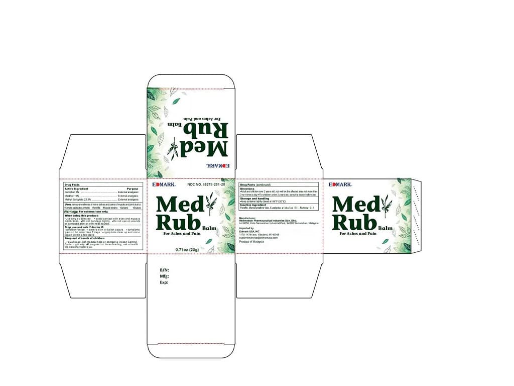 Med Rub Balm — Reference image, actual packaging may vary