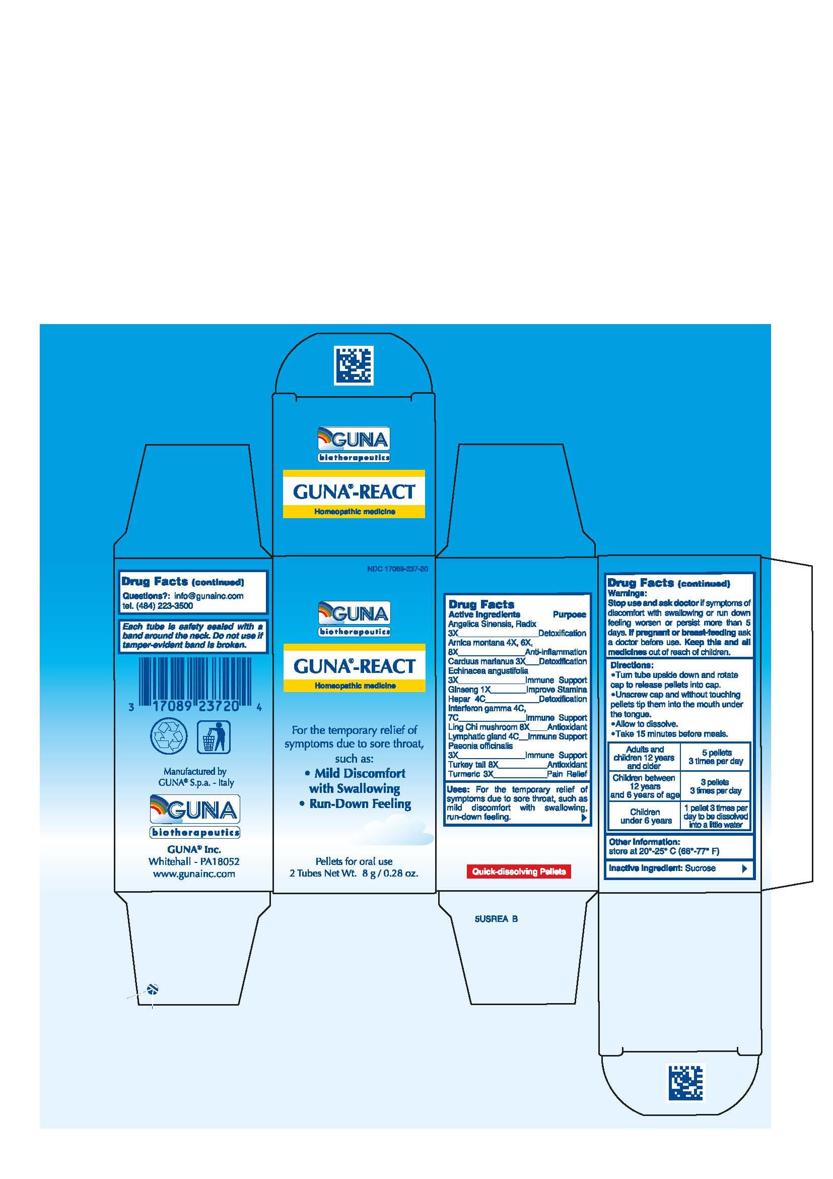 Guna-React — Reference image, actual packaging may vary