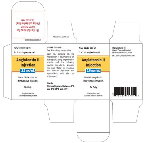 Giapreza — Reference image, actual packaging may vary