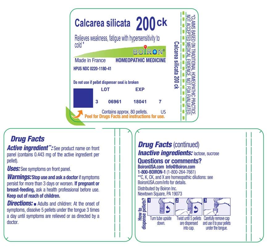 Calcarea Silicata — Reference image, actual packaging may vary