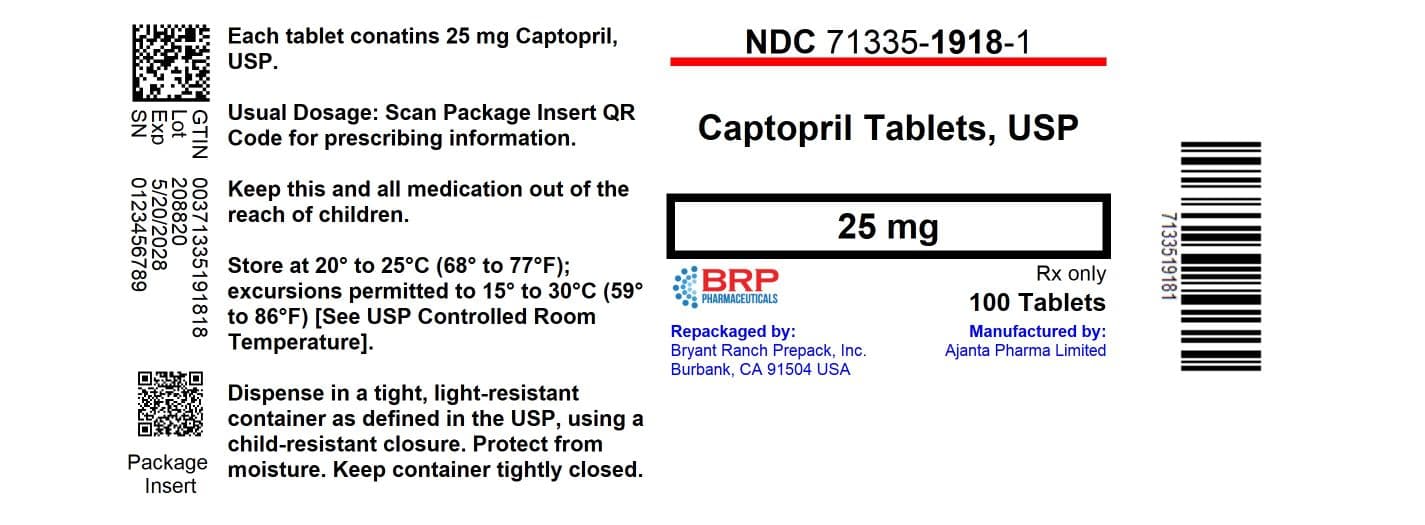 Captopril — Reference image, actual packaging may vary