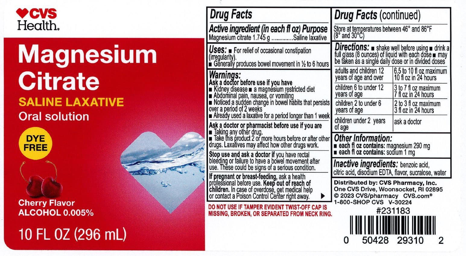 Magnesium Citrate — Reference image, actual packaging may vary