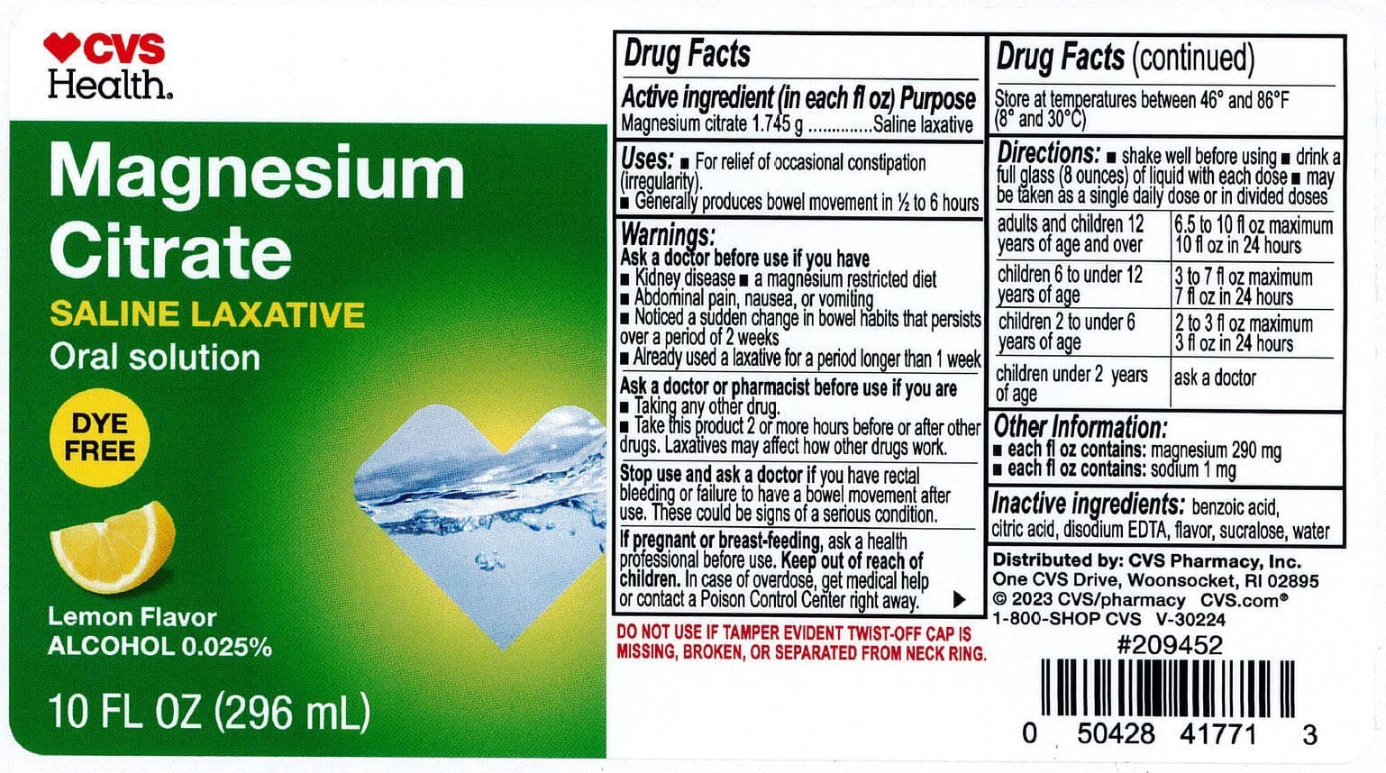 Magnesium Citrate — Reference image, actual packaging may vary