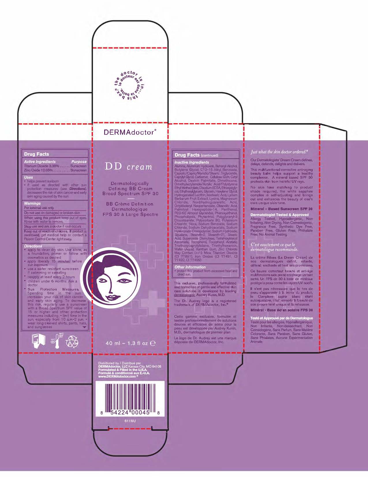 Dd Cream Dermatologically Defining Bb Cream Broad Spectrum SPF 30 — Reference image, actual packaging may vary
