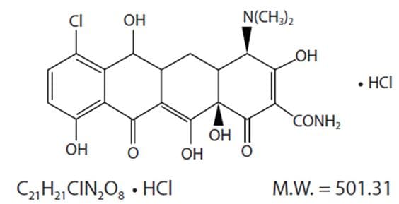 Demeclocycline Hydrochloride — Reference image, actual packaging may vary