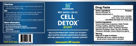 Hcbiopharm Cell Detox Atopy — Reference image, actual packaging may vary