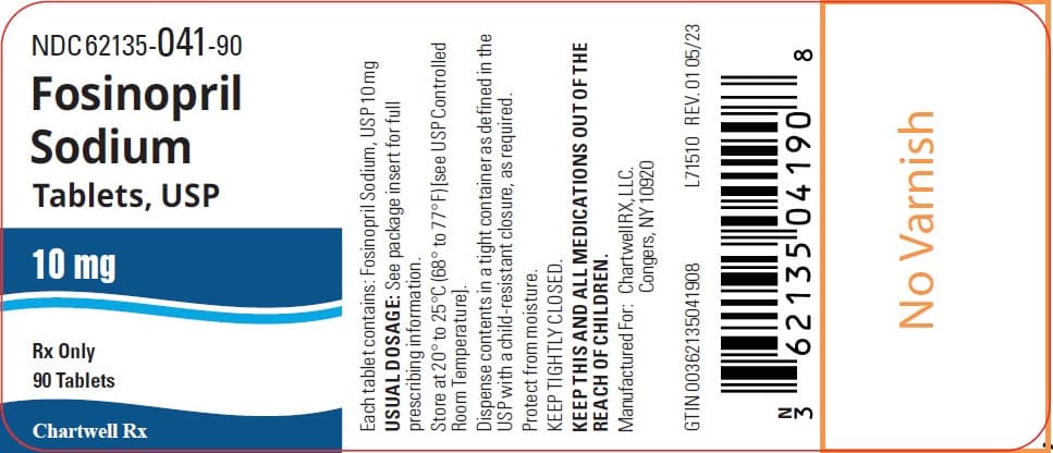 Fosinopril Sodium — Reference image, actual packaging may vary