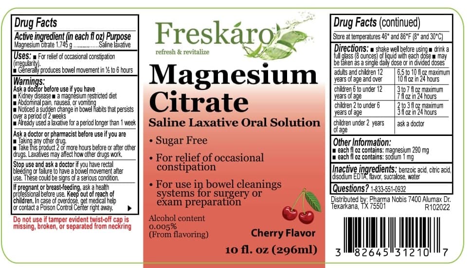 Magnesium Citrate — Reference image, actual packaging may vary