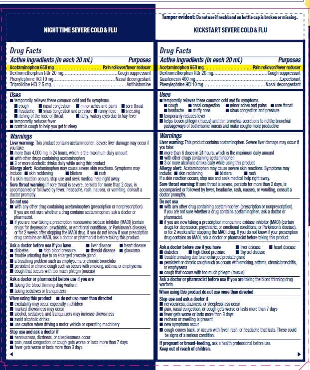 Sanatos X (Acetaminophen, Dextromethorphan Hbr,guaifenesin, Phenylephrine Hci) package label