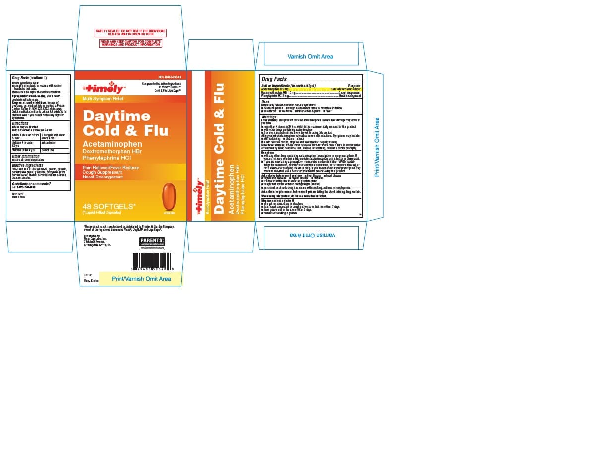Multi-Symptom Cold and Flu Relief Daytime (Acetaminophen 325 Mg Dextromethorphan HBR 10 Mg Phenylephrine Hci 5 Mg) package label