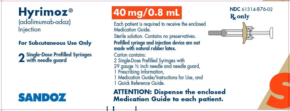 Hyrimoz (Adalimumab-Adaz) package label