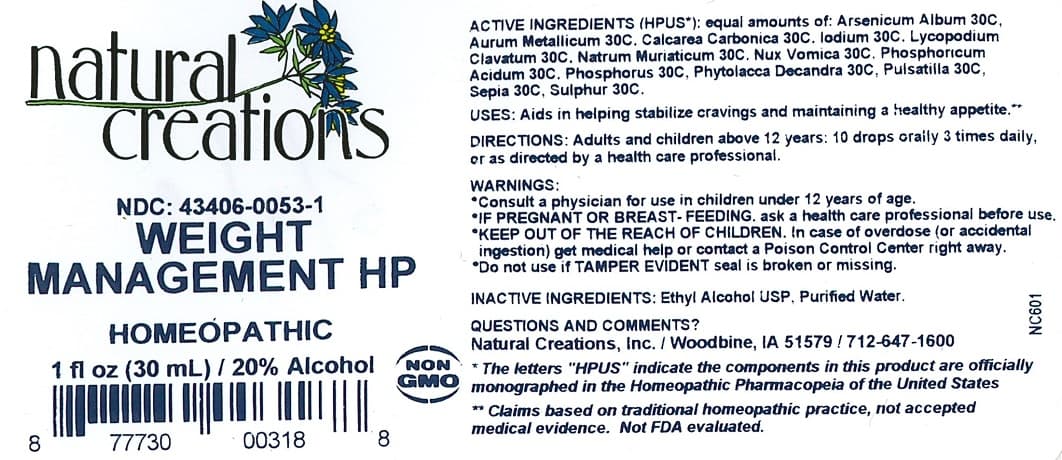 Weight Management Hp (Arsenic Trioxide, Gold, Oyster Shell Calcium Carbonate, Crude, Iodine, Lycopodium Clavatum Spore, Sodium Chloride, Strychnos Nux-Vomica Seed, Phosphoric Acid, Phosphorus, Phytolacca Americana Root, Pulsatilla Vulgaris, Sepia Officinalis Juice, Sulfur) package label