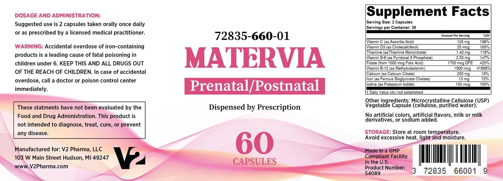 Gestyra (Ascorbic Acid, Cholecalciferol, Thiamine, Pyridoxal Phosphate, Folic Acid, Methylcobalamin, Calcium Carbonate, Ferrous Gluconate, Potassium Iodide) package label