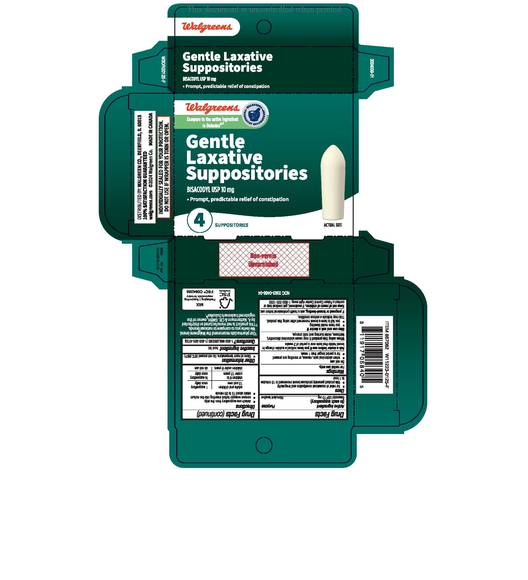 Bisacodyl package label