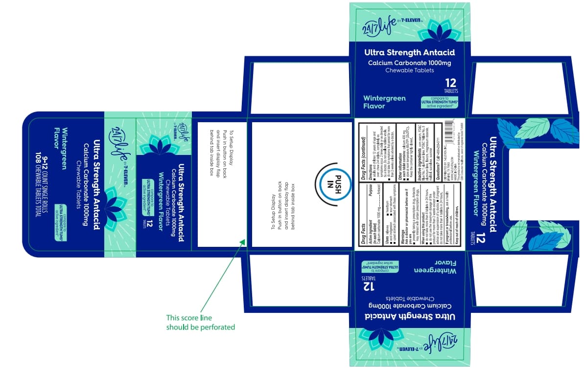Extra Strength Smooth Antacid Assorted Fruit (Calcium Antacid) package label