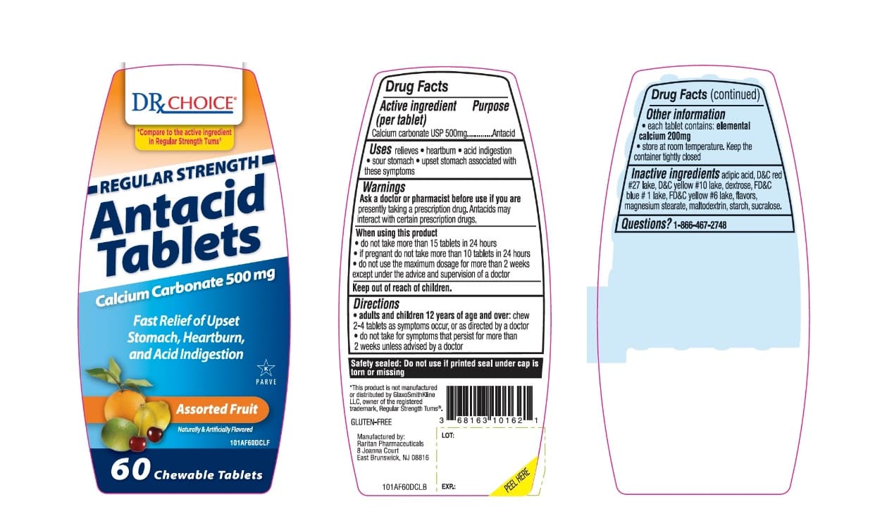 Drx Choice Antacid Calcium (Calcium Carbonate 500mg) package label