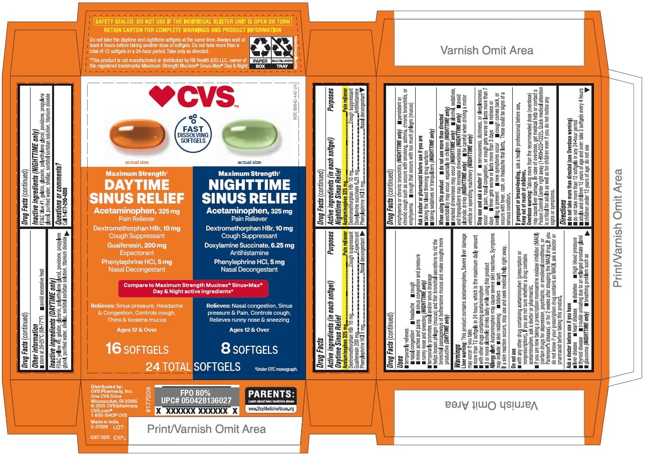 Maximum Strength Severe Congestion and Cough (Dextromethorphan Hbr, Guaifenesin, and Phenylephrine HCL) package label