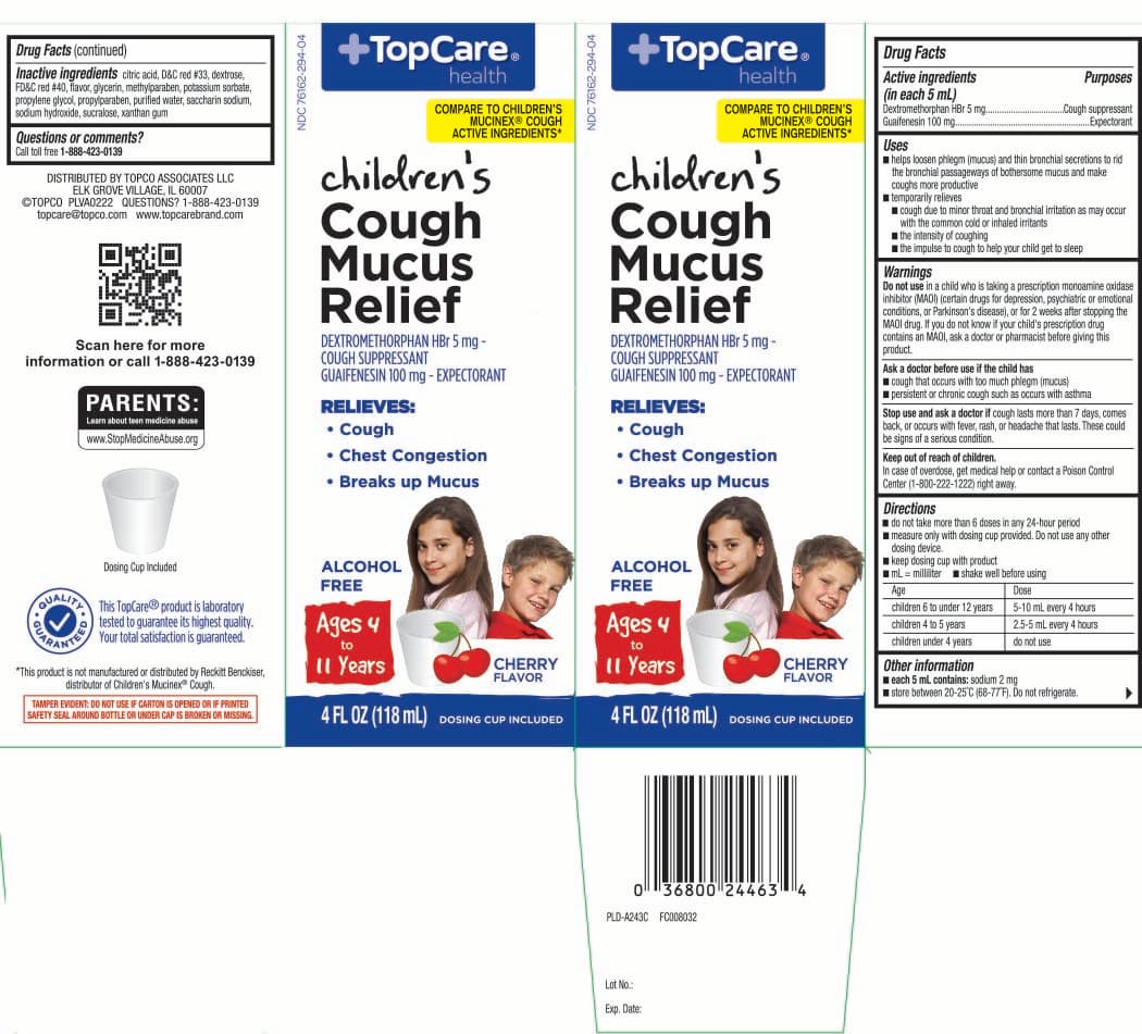 Mucus Relief Cough (Dextromethorphan Hbr, Guaifensin) package label