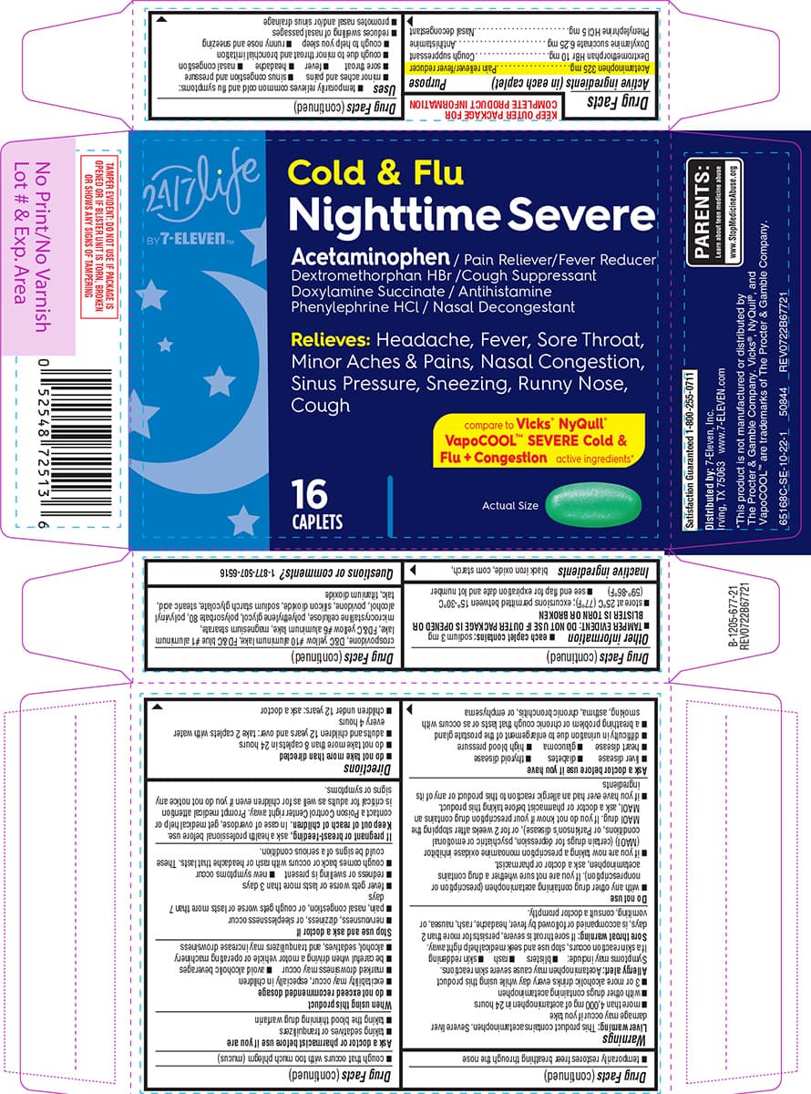 Childrens Nighttime Mucus (Dextromethorphan HBR Doxylamine Succinate) package label