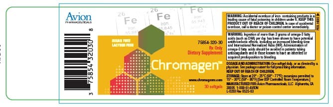Chromagen (Ferrous Asparto Glycinate, Ferrous Fumarate, Ascorbic Acid, Folic Acid, Cyanocobalamin, Zinc, and Intrinsic Factor) package label