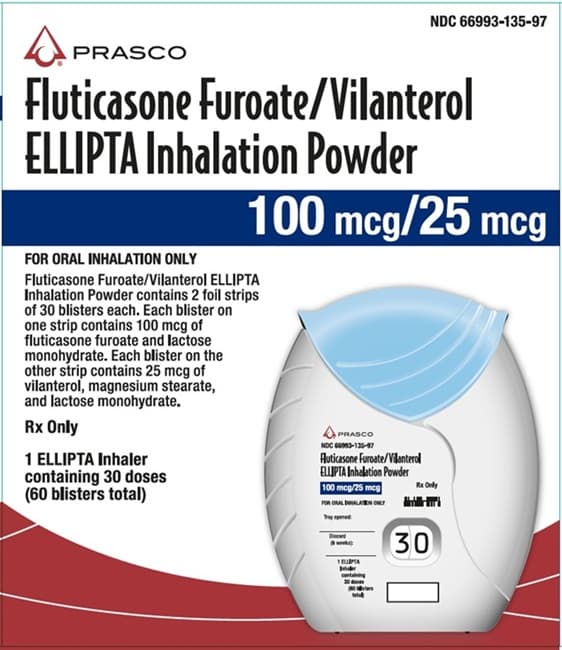 Flonase Sensimist (Fluticasone Furoate) package label