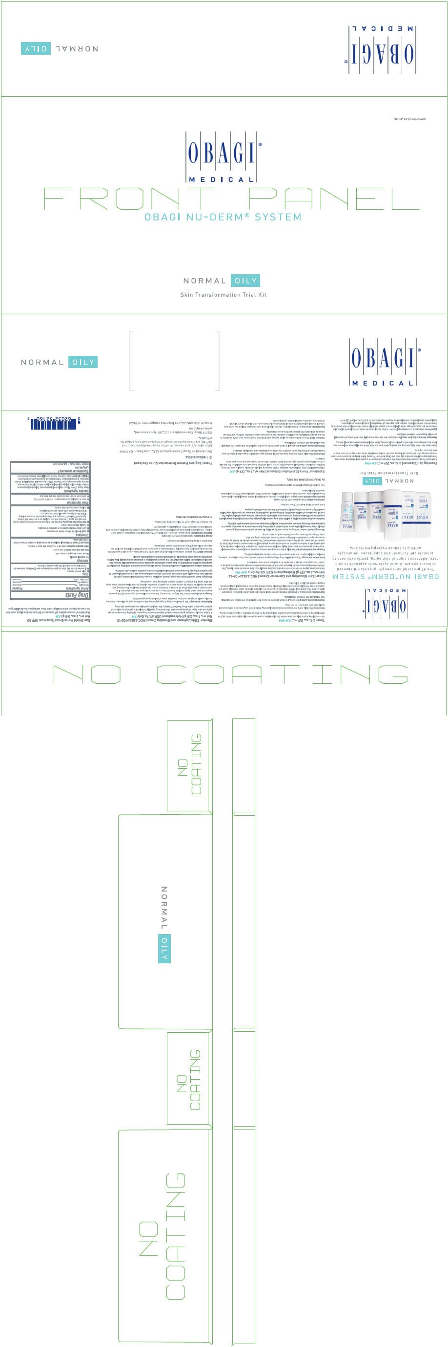 Nu-Derm System Normal-Dry (Hydroquinone, Homosalate, Octisalate, and Zinc Oxide) package label